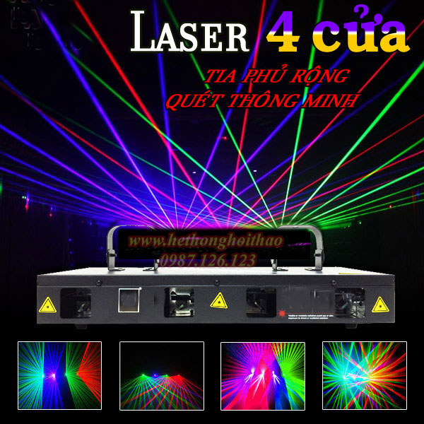 Đèn Laser 4 Cửa